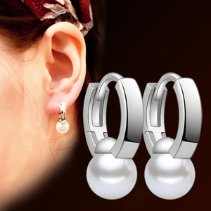 唯华 时尚镀银耳饰品 耳坠 女时尚时尚阿波罗多珍珠耳环 厂家直销
