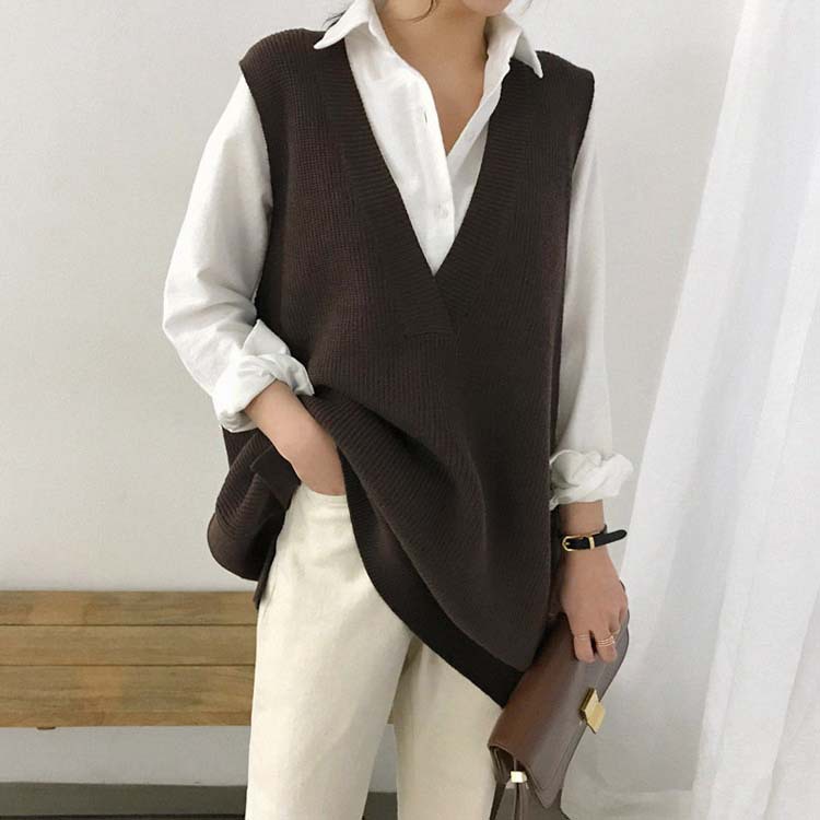 Gilet femme en tricot - Ref 3434804 Image 3