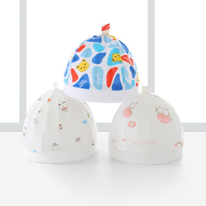 纯棉婴儿帽新生儿帽子0-3个月宝宝胎帽天猫淘宝送礼佳品跨境货源