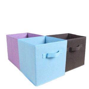 广州厂家生产定制无纺布家居客厅卧室玩具衣服可折叠收纳盒