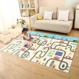 Cartoon Thicken XPE Folding Moisture-proof Climbing Mat Carpet Bedroom Game Mat Child Baby Baby Crawling Mat